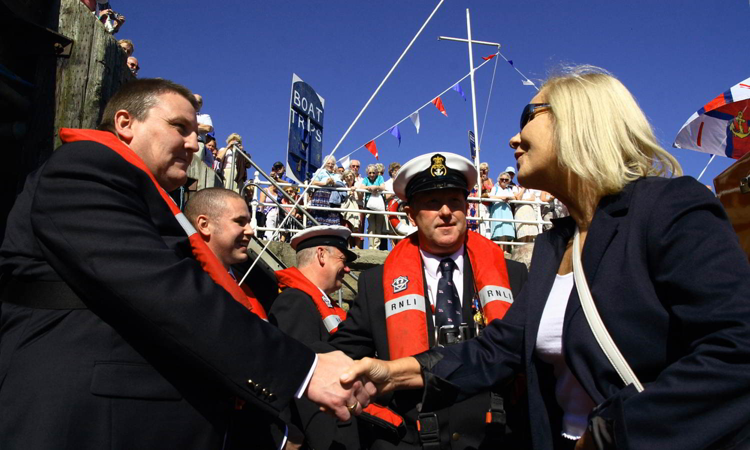 Meeting The Lifeboat Crew